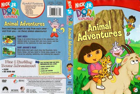 Dora The Explorere Animal Adventures - TV DVD Scanned Covers - Dora The Explorere Animal ...