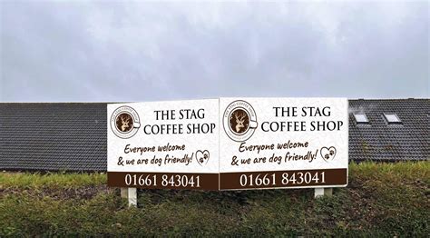 Our sign options for The Stag... - Stocksfield Golf Club