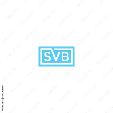 SVB logo. S V B design. White SVB letter. SVB, S V B letter logo design ...