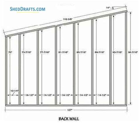 DIY Shed Plans with Slanted Roof