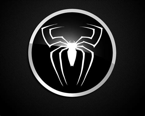 Black Spiderman Logo Wallpaper