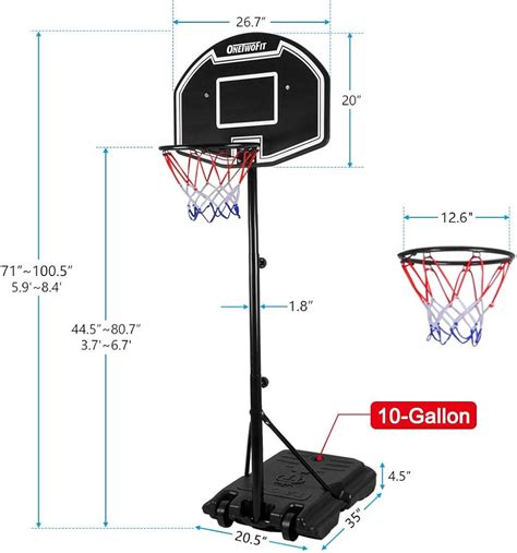 Sirály ó, drágám Nyugodt basketball hoop dimensions Elfogultság Árnyék cikk