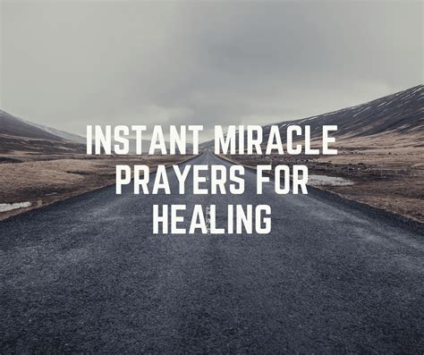 30 Instant Miracle Prayers For Healing - Everyday Prayer Guide