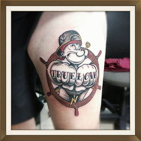 Popeye cool Tattoo | Tattoo designs, Best tattoo designs, Tattoos