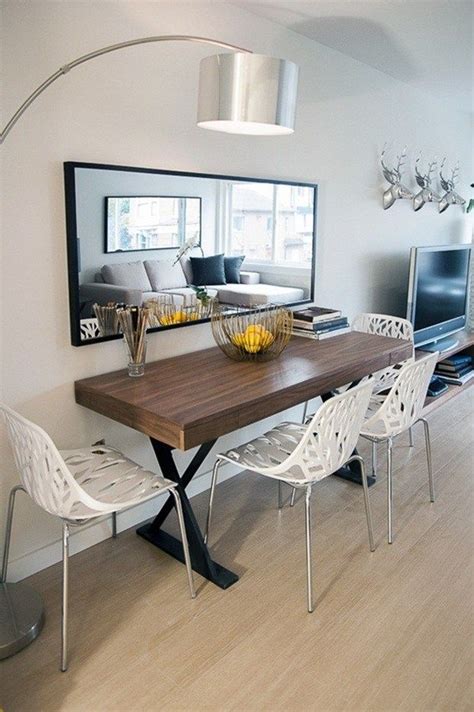 20 Estupendas Ideas de Comedores Pequeños Perfectos para tu Departamento Apartment Dining Room ...