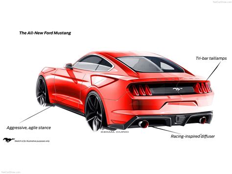 2015 Ford Mustang Official Design Sketches Hit the Web - autoevolution