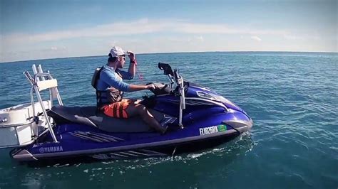 Fishing on a Yamaha FX HO WaveRunner in the Florida Keys Part 1 - YouTube