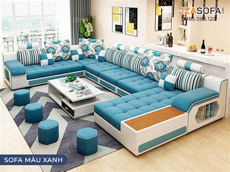 42+ Mẫu Ghế Sofa Màu Xanh Dương Đẹp Và Hiện Đại nhất 2023