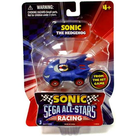 Sonic The Hedgehog Sega All-Stars Racing Sonic Figure Vehicle - Walmart ...