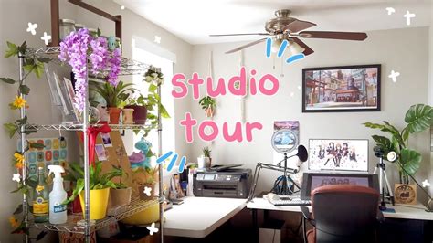 ART STUDIO TOUR! | Digital Artist / Streamer Workspace - YouTube