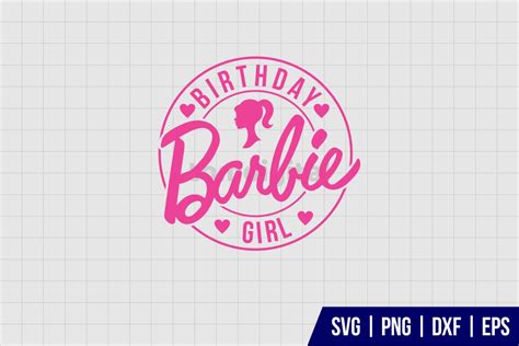 Barbie Birthday SVG - Gravectory