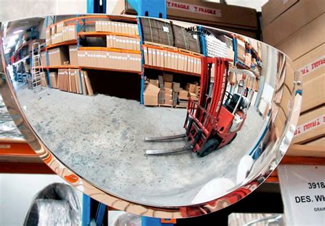 Round & Convex Safety Mirrors | Warehouse Pedestrian Safety