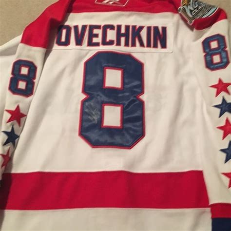 signed Ovechkin jersey! | Jersey, Clothes design, Nhl jerseys