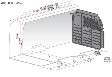 Ford Transit Full Size Van Interior Specs