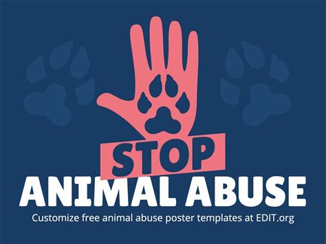 Animal Abuse Posters Ideas