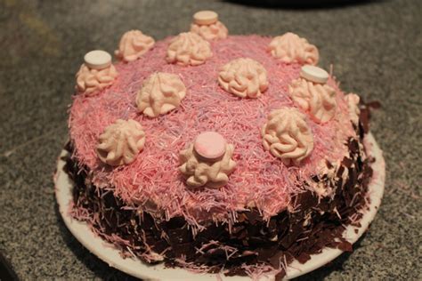 Pink forest cake by dark-columbia on DeviantArt