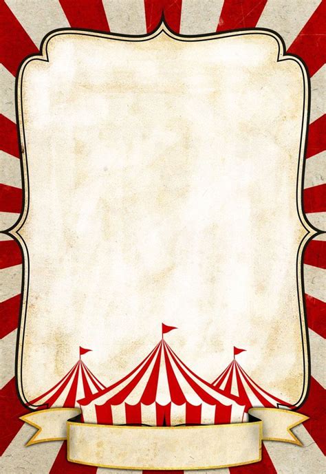 Vintage Circus Poster Template – Layered Customizable | dadartdesign | Vintage circus posters ...