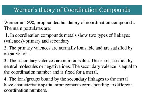 Coordination Chemistry - ppt download