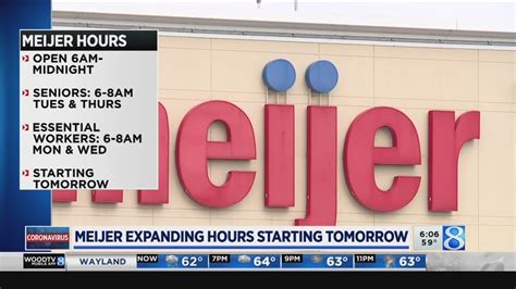 Meijer to extend store hours starting Friday - YouTube