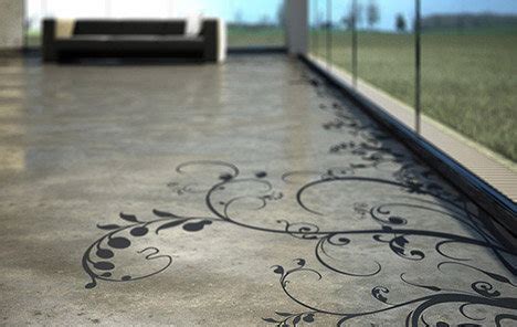 Creative Concrete Floor Patterns and Prints | Designs & Ideas on Dornob