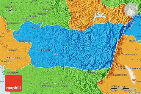 Political Map of Pathanamthitta