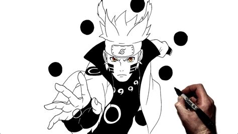 How To Draw Naruto Sage Mode Full Body