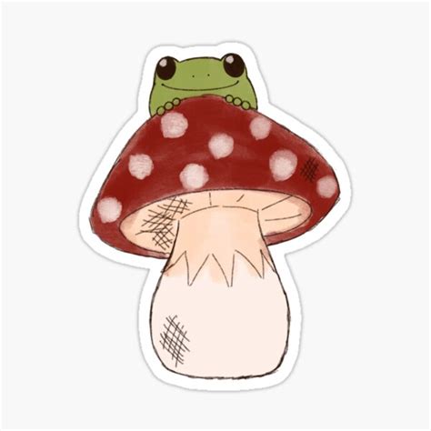 "Toadstool " Sticker for Sale by CaptainAlfredo | Redbubble