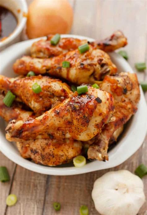 Honey Garlic Chicken Drumsticks Recipe - The Cookie Writer