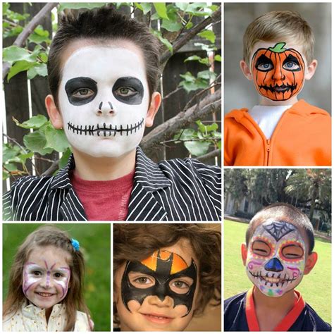 Kids Face Painting Ideas for Halloween