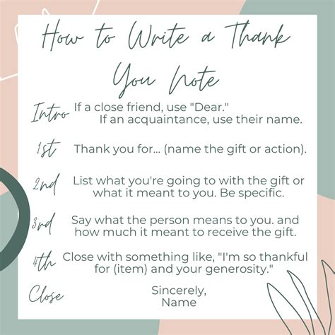 How to Write a Thank You Note - Examples and Helpful Timeline