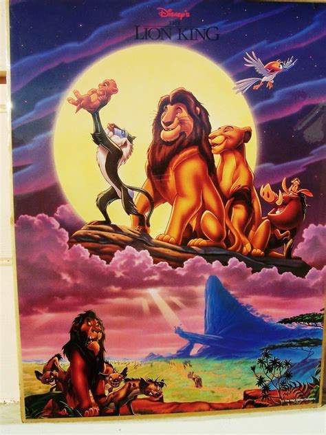 Walt Disney The LION KING 18X 24 New poster. | Etsy