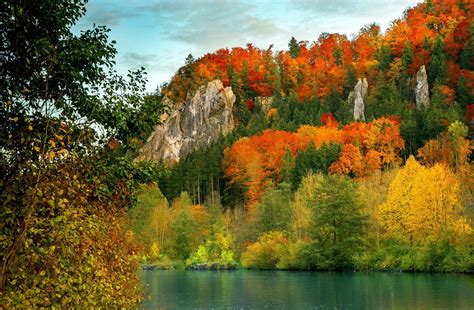 Autumn mountain HD desktop wallpaper : Widescreen : High Definition ...