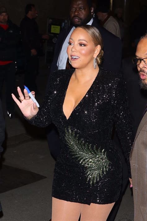 MARIAH CAREY Leaves Radio City Music Hall in New York 03/25/2019 ...