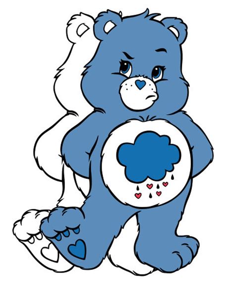 Bundle Care Bears Grumpy Bear SVG - Etsy