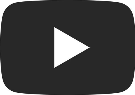 YouTube Logo On Black Background