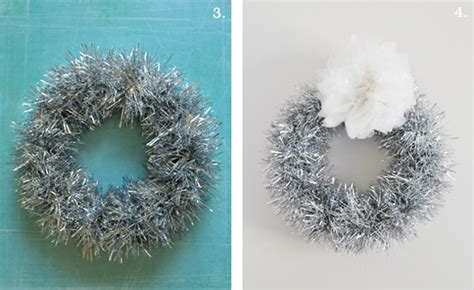 DIY 5 Minute Tinsel Garland Wreath - Home - Creature Comforts - daily inspiration, style, diy ...