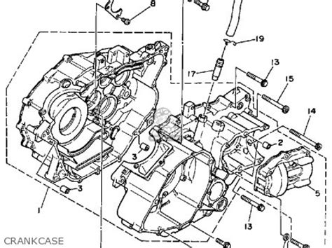 Yamaha YFM350FWW 1989 BIG BEAR parts lists and schematics