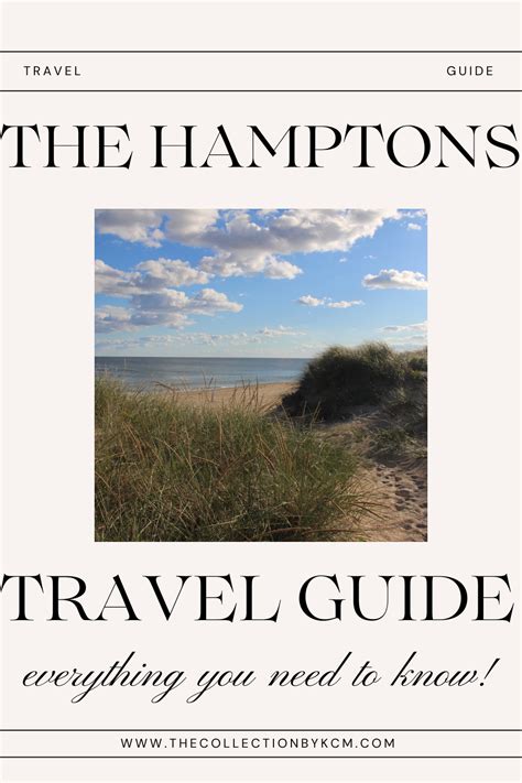 Everything You Need To Know When Visiting The Hamptons! | Travel guide ...