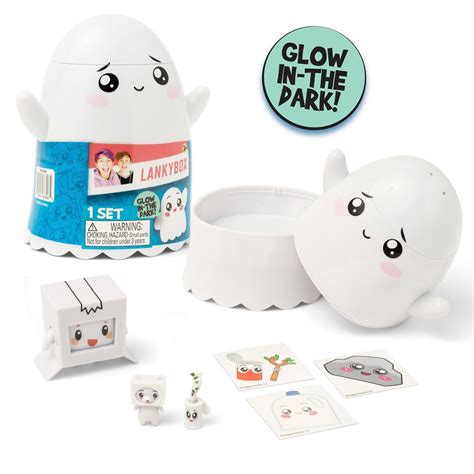 LankyBox Mystery GHOSTLY GLOW Egg with Surprise Figures