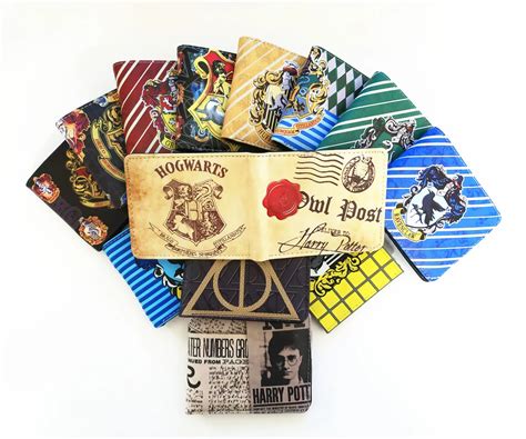 Aliexpress.com : Buy 13 Type Harry Potter Series Men Wallet Faux Leather Zipper Coin Purse ...