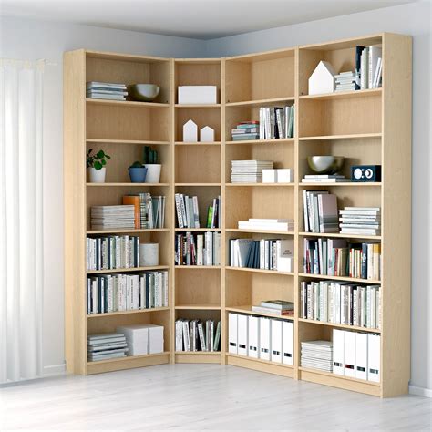 BILLY bookcase, birch veneer, 845/8/531/8x11x931/4" - IKEA | Home ...