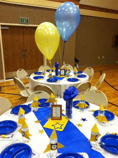 Cory, July, Cayman & Cooper: Blue and Gold Banquet