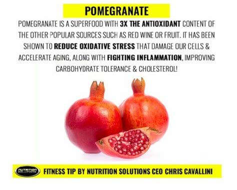 Health Benefits of Pomegranate - Nutrition Solutions