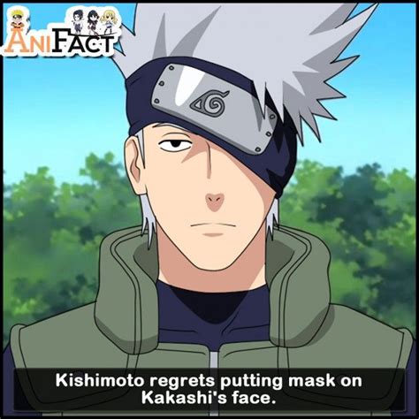 Kishimoto regrets putting mask on Kakashi's Face | Naruto kakashi face, Kakashi, Kakashi face