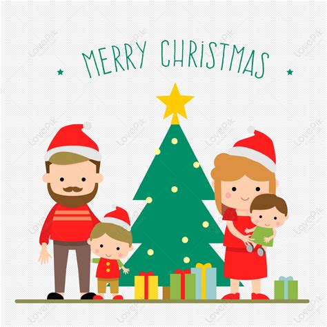 Familia Celebrando La Navidad PNG Imágenes Gratis - Lovepik