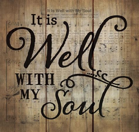 It is Well with My Soul Hymn Sheet Music 10 x 11 Wood Pallet Wall Art ...