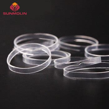 Clear Tpu Plastic Hair Rubber Band Clear Elastic Band - Buy Elastic Rubber Band,Plastic Hair ...