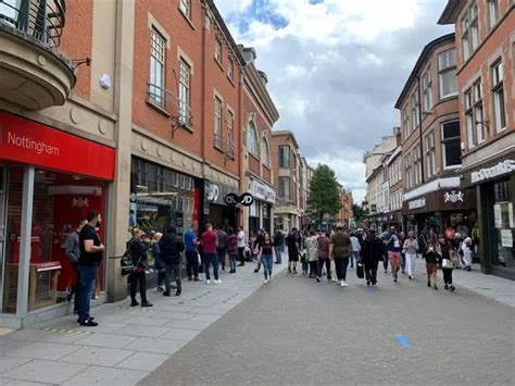 How Nottingham city centre looked on first weekend of non-essential ...