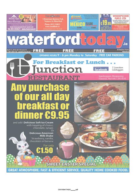 Waterford Today 17-04-2019 by Waterford Today - Issuu