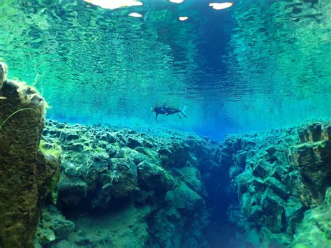 Snorkelling in Silfra fissure is an otherworldly experience